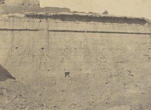 Sculptures and Inscriptions of the Eastern Facade Wall, Edfou